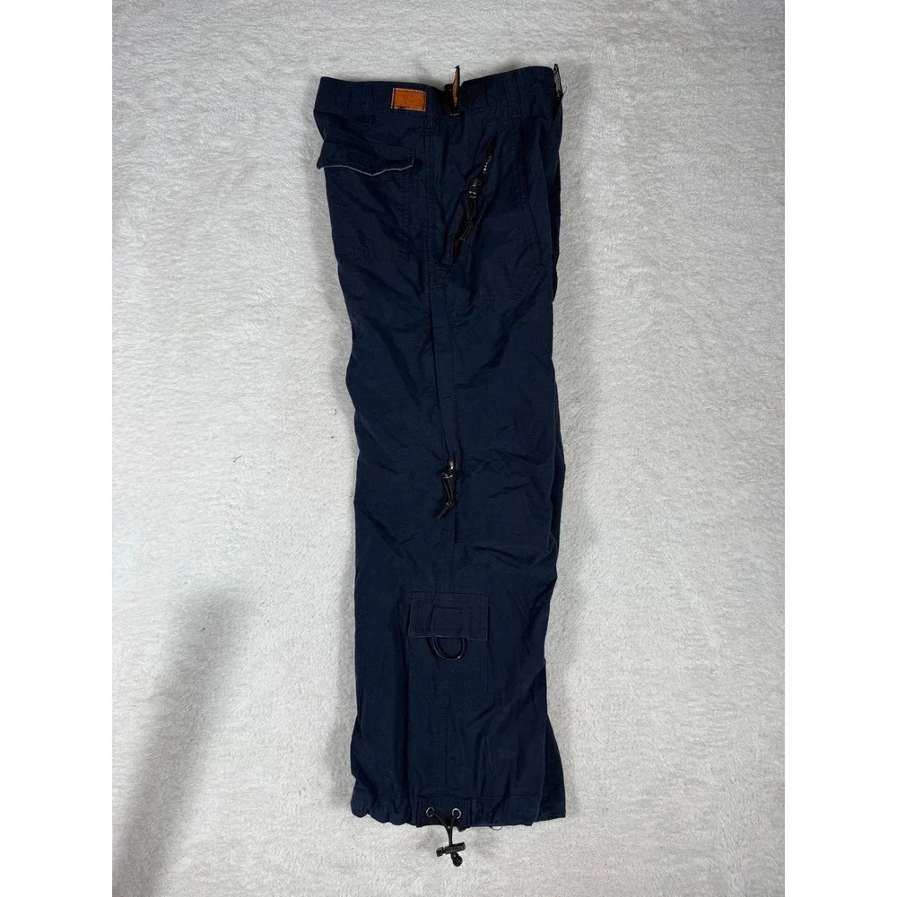 The Childrens Place Cargo Pants Kids‎ 6X/7 Navy Excellent Y2K Gorpcore Utility